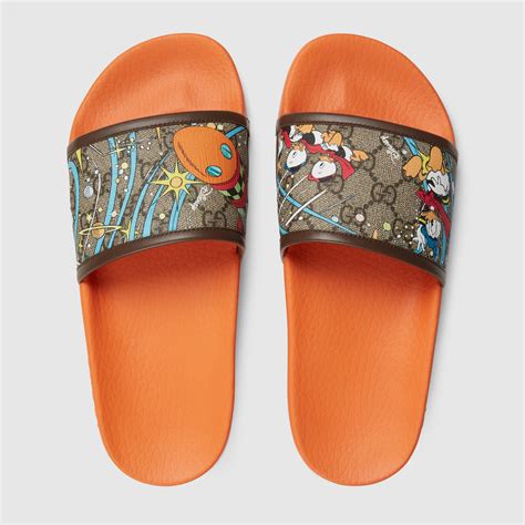 Gucci donald duck slide sandals